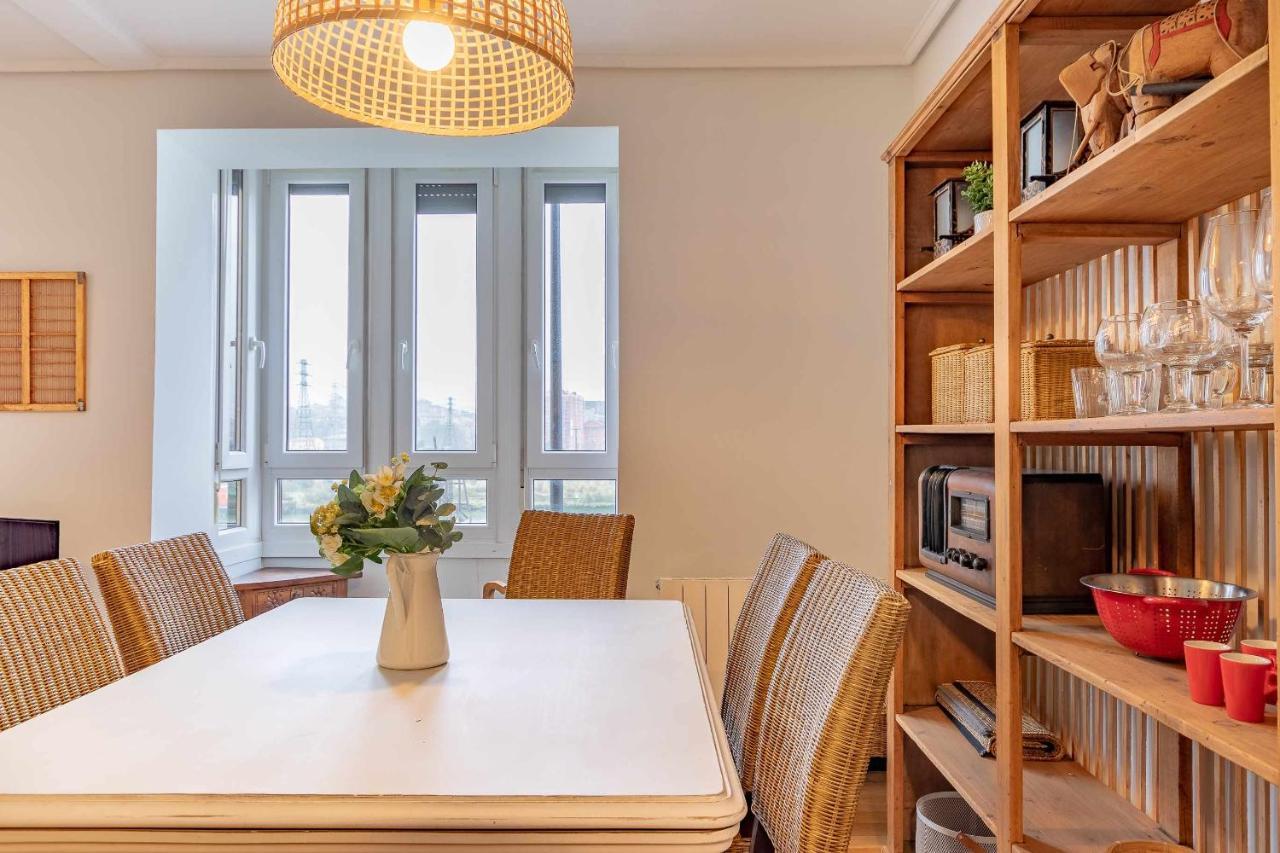 Apartamento Kuia Con Vistas Frontales A La Ria De Bilbao Cerca Del Metro Erandio Екстериор снимка