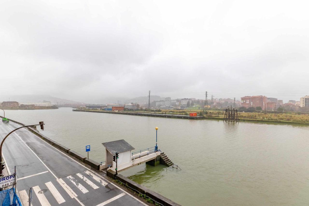 Apartamento Kuia Con Vistas Frontales A La Ria De Bilbao Cerca Del Metro Erandio Екстериор снимка