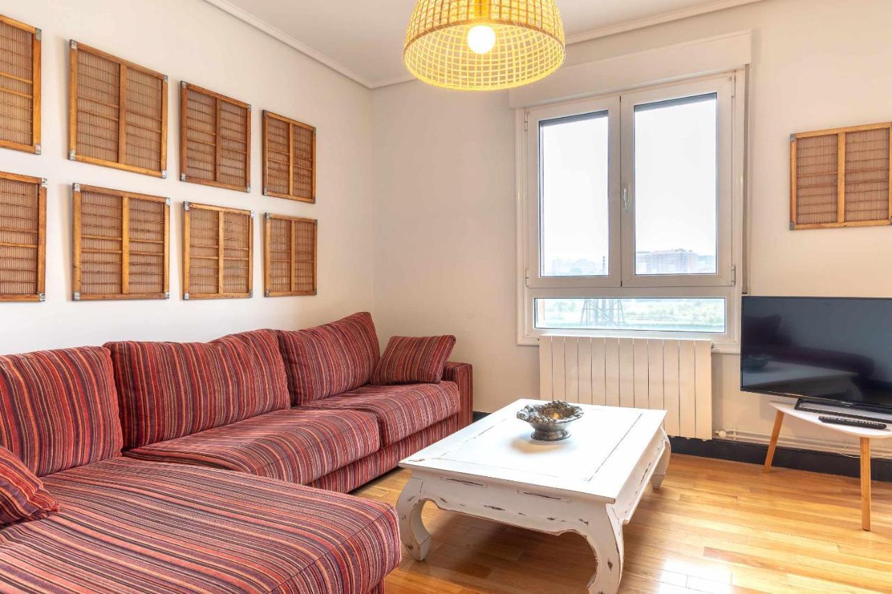 Apartamento Kuia Con Vistas Frontales A La Ria De Bilbao Cerca Del Metro Erandio Екстериор снимка